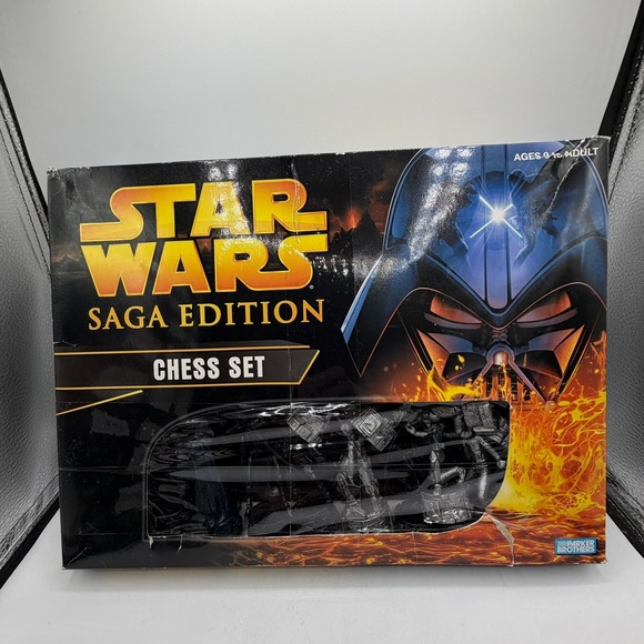Parker Brothers Other - Star Wars Saga Edition Chess Set 2005 Parker Brothers Complete 3D Pieces